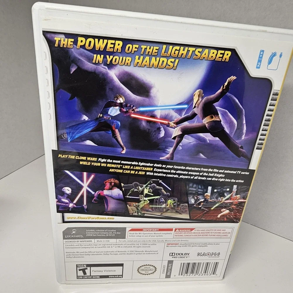Star Wars:‎ The Clone Wars - Lightsaber Duels (Nintendo Wii, 2008)